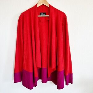 Luii Cardigan Sweater Womens S Boiled Wool Jacket Open Front Anthropologie
